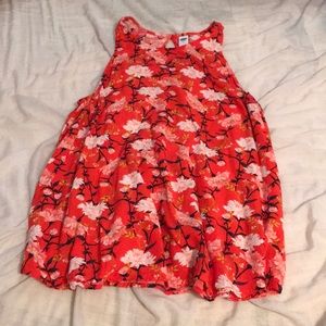Red floral Old Navy top